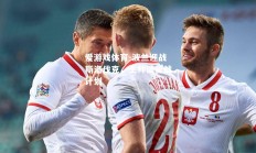 爱游戏体育-波兰迎战斯洛伐克，主帅谈备战计划